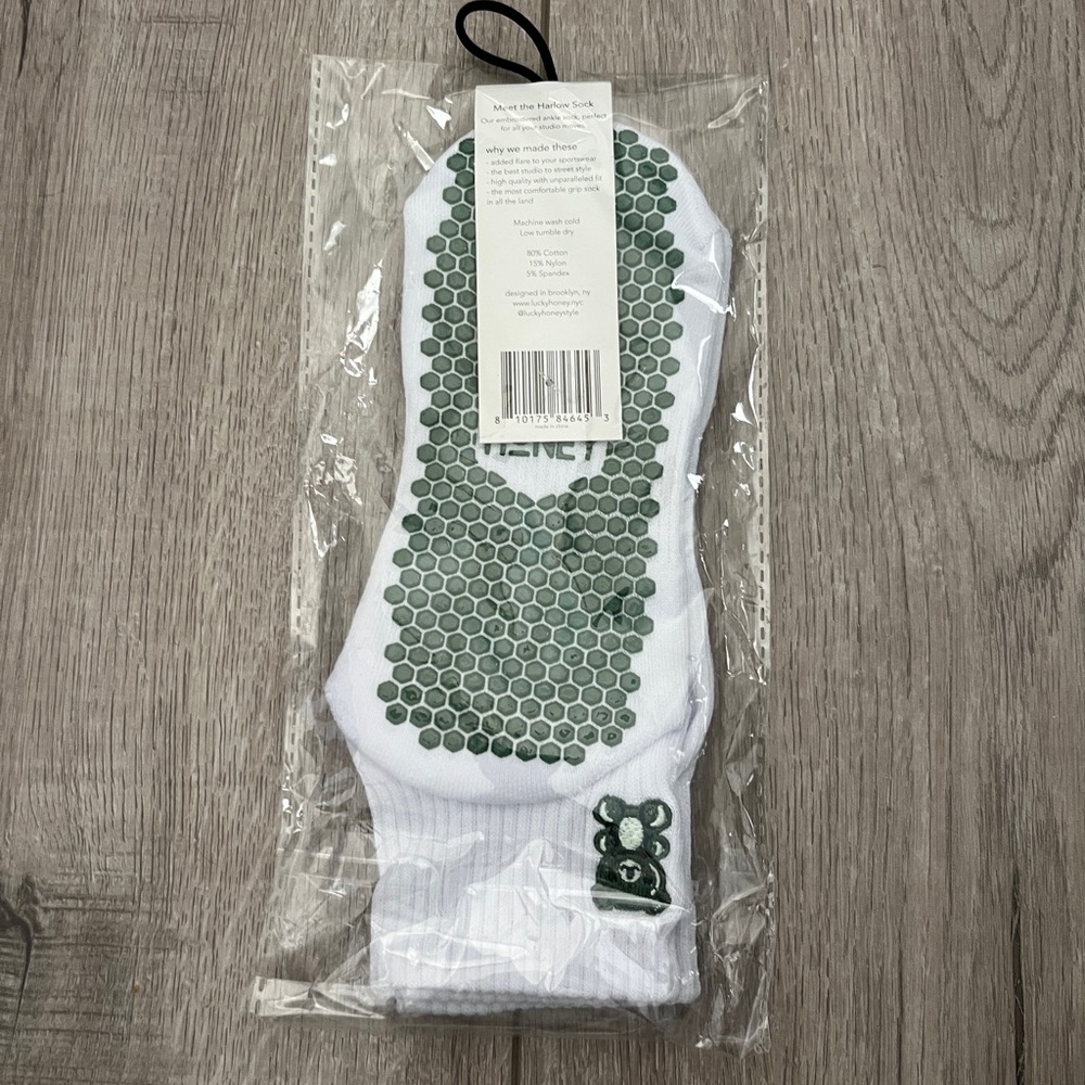 Lucky Honey Pilates Grip Sock - Picture 2 of 4